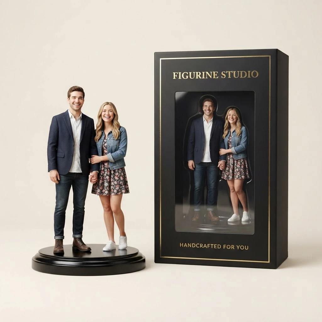 Custom couple figurine